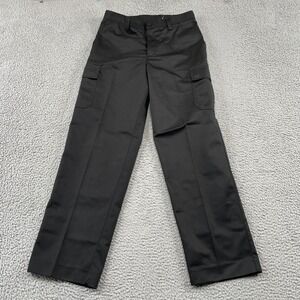 Edwards Cargo Pants Mens 30x30 Black 2538-010 Poly Cotton Woven Workwear Utility